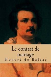 Le contrat de mariage Balzac
